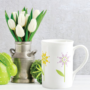 Sunny Daisy Garden Modern Porselein Kop