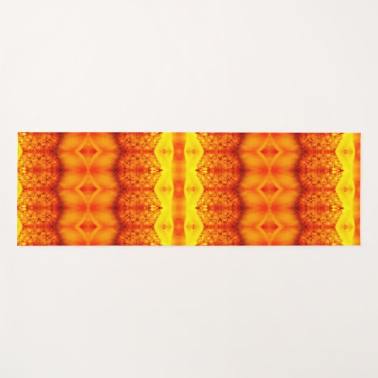 Sunny Daisy Ikat 3 Recoleta Yogamat (Voorkant (horizontaal))