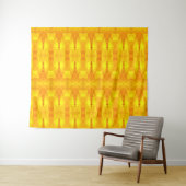 Sunny Daisy Ikat 4 Wandkleed (In Situ (horizontaal))
