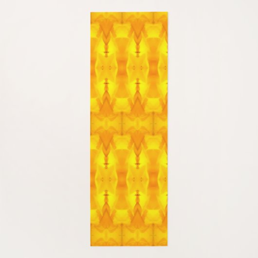 Sunny Daisy Ikat 4 Yogamat (Achterkant)