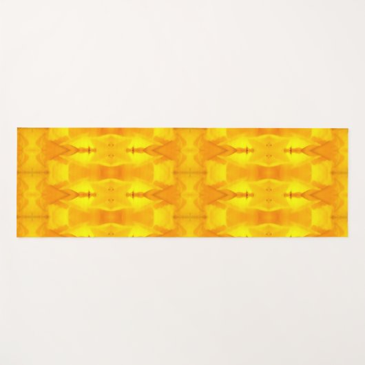 Sunny Daisy Ikat 4 Yogamat (Voorkant (horizontaal))