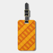 Sunny Daisy Ikat 5 Bagagelabel (Voorkant verticaal)