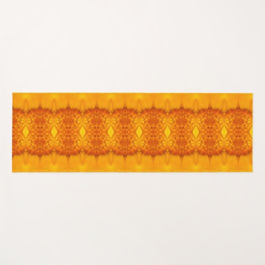 Sunny Daisy Ikat 5 Yogamat (Voorkant (horizontaal))