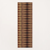 Sunny Daisy Ikat 6 Fog Yogamat (Voorkant)