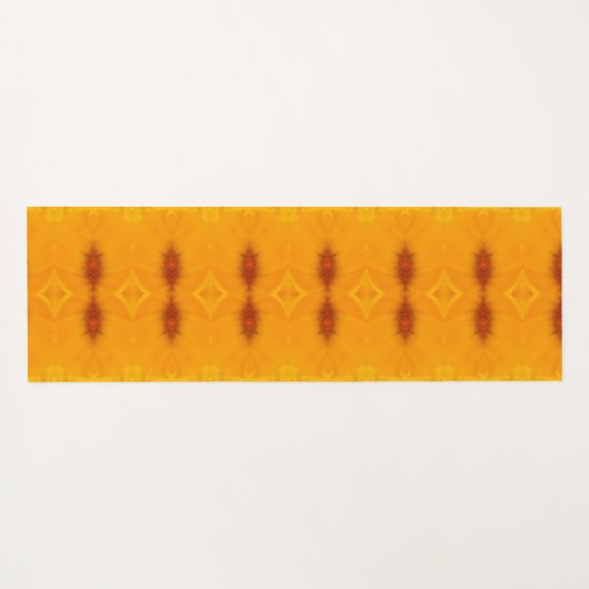 Sunny Daisy Ikat 7 Yogamat (Achterkant (horizontaal))