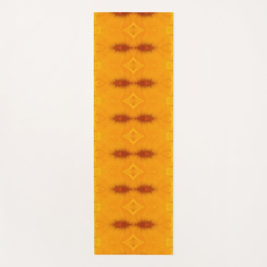 Sunny Daisy Ikat 7 Yogamat (Voorkant)