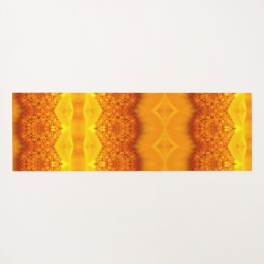 Sunny Daisy Ikat Pouf Yogamat (Achterkant (horizontaal))