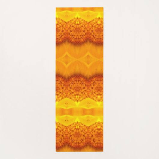 Sunny Daisy Ikat Pouf Yogamat (Achterkant)