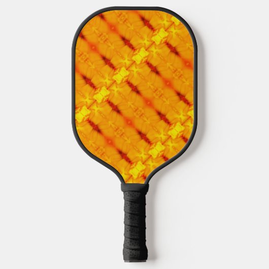 Sunny Daisy Ikat Recoleta Pickleball Paddle (Voorkant)