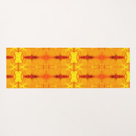Sunny Daisy Ikat Recoleta Yogamat (Achterkant (horizontaal))