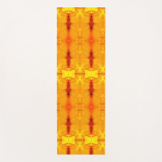 Sunny Daisy Ikat Recoleta Yogamat (Voorkant)