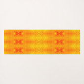 Sunny Daisy Ikat too 9 Miami Yogamat (Achterkant (horizontaal))