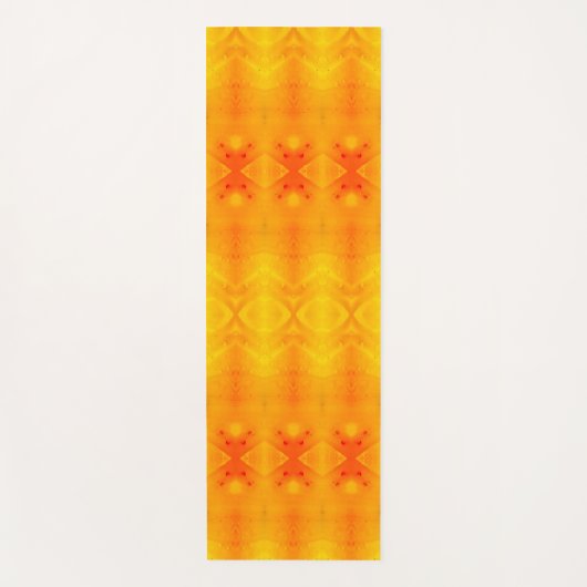 Sunny Daisy Ikat too 9 Miami Yogamat (Voorkant)