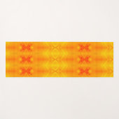 Sunny Daisy Ikat too 9 Miami Yogamat (Voorkant (horizontaal))