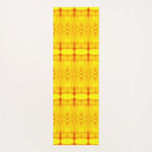 Sunny Daisy Ikat too Recoleta Yogamat (Achterkant)