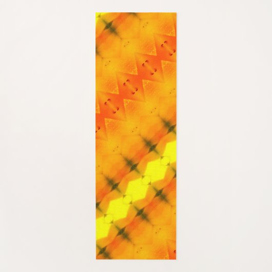 Sunny Daisy Ikat Too Zen Miami Yogamat (Voorkant)