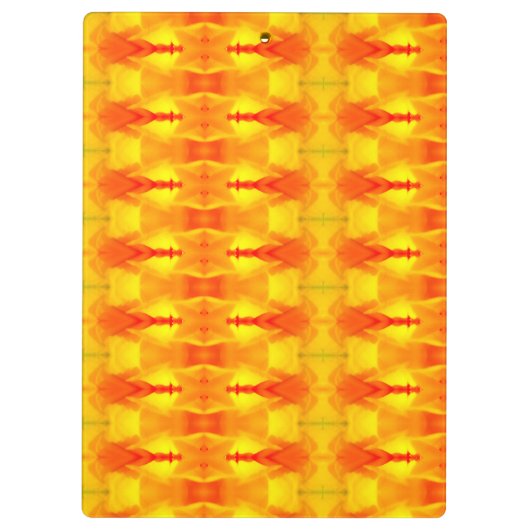 Sunny Daisy Miami Ikat 4 Klembord (Achterkant)