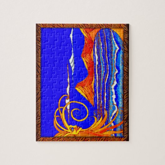 Sunny Day at the Beach  Legpuzzel (Verticaal)