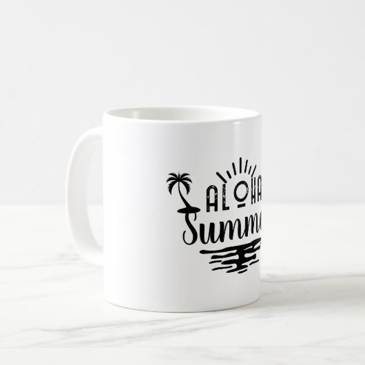 Sunny Day Celebration Mok - Perfect zomercadeau (Voorkant links)