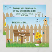 Sunny Day Garden Party Kaart (Voorkant / Achterkant)
