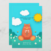 Sunny Day krijgt goed Wenskaart (Voorkant / Achterkant)