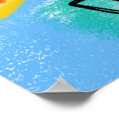 Sunny Day - Leuke Happy Sun Poster Wall Art (Hoek)