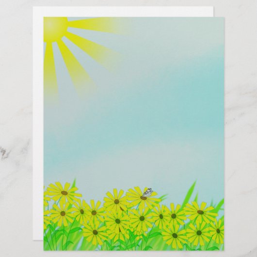 Sunny Day Scrapbook Pages Briefpapier (Voorkant / Achterkant)