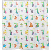 Sunny Day Sesamstraat Pattern Douchegordijn (Voorkant)