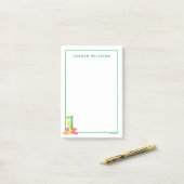 Sunny Day Sesamstraat Pattern Post-it® Notes (Op bureau)