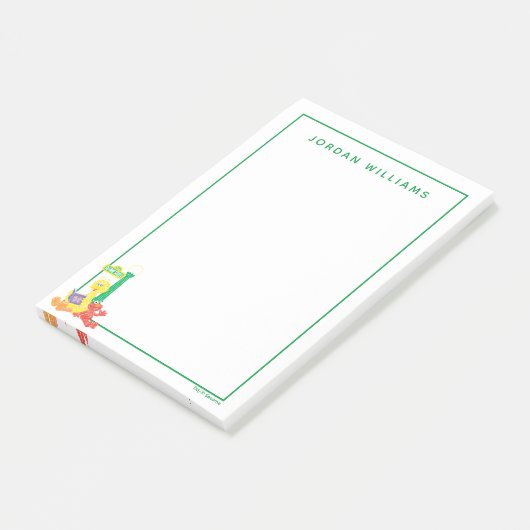 Sunny Day Sesamstraat Pattern Post-it® Notes (Schuin)