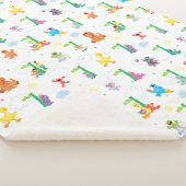 Sunny Day Sesamstraat Pattern Sherpa Deken (3/4)