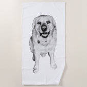 Sunny Day Smile Strandlaken (Voorkant)