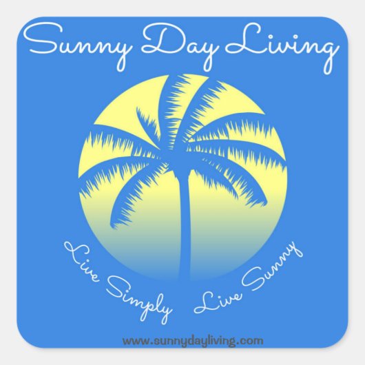 Sunny Day Sticker (Voorkant)