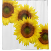 Sunny Day Sunflower Showgordijn Douchegordijn (Voorkant)