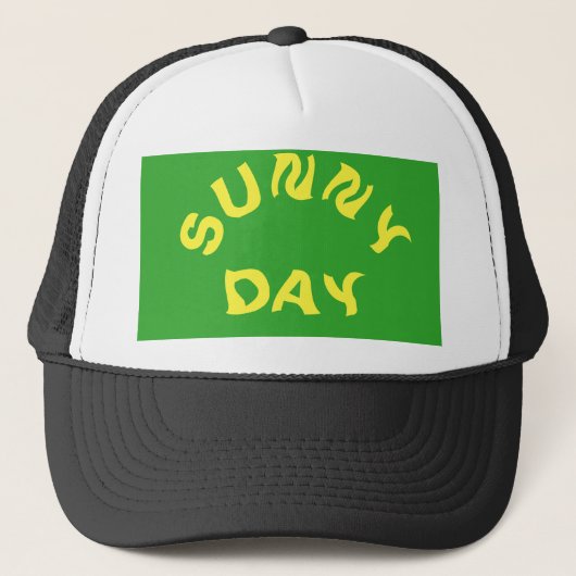 Sunny Day Trucker Hat Pet (Voorkant)