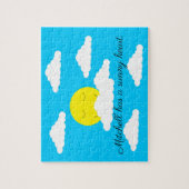 Sunny Day with Lots of Clouds Legpuzzel (Verticaal)