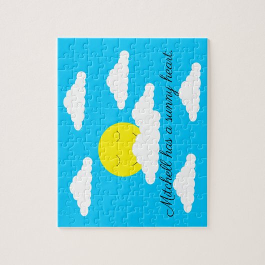 Sunny Day with Lots of Clouds Legpuzzel (Verticaal)