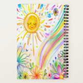 Sunny Days 5,5 inch x 8,5 inch Spiral Notitieboek (Achterkant)