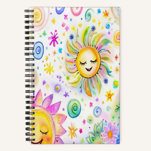 Sunny Days 5,5 inch x 8,5 inch Spiral Notitieboek