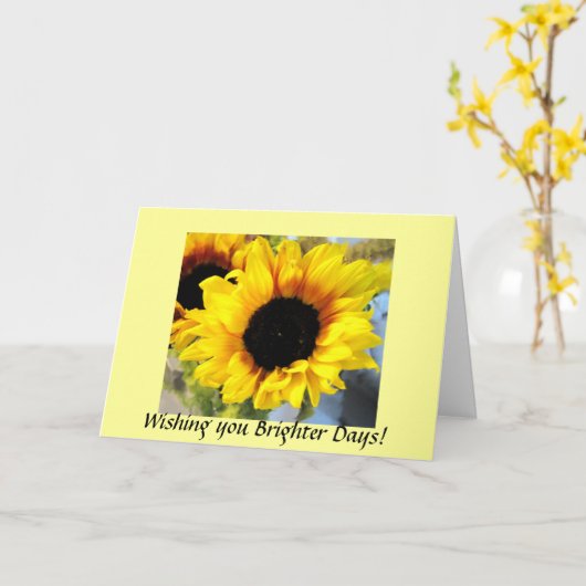 Sunny Days Ahead Kaart (Gele Bloem)