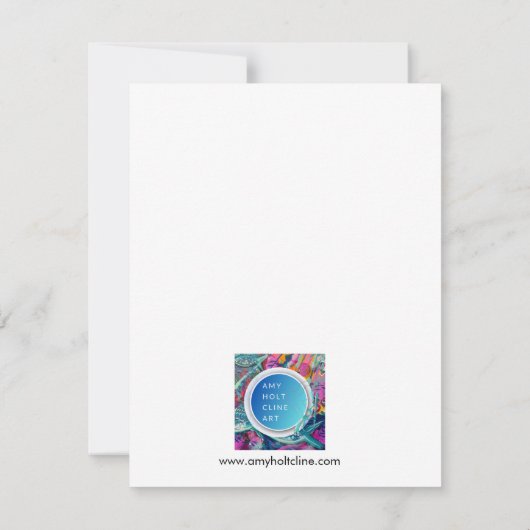 Sunny Days Art Kaarten (Achterkant)