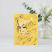 Sunny Days Mermaid Briefkaart (Staand voorkant)