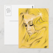 Sunny Days Mermaid Briefkaart (Voorkant / Achterkant)