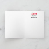 Sunny Days Pensioen Geniet van nieuwe avonturen Kaart (Binnen)