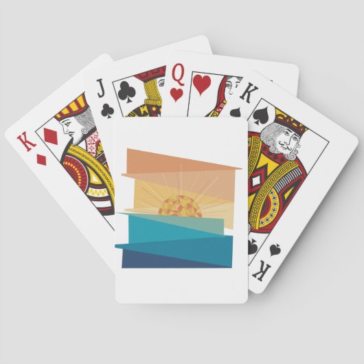 Sunny Days Pokerkaarten (Achterkant)