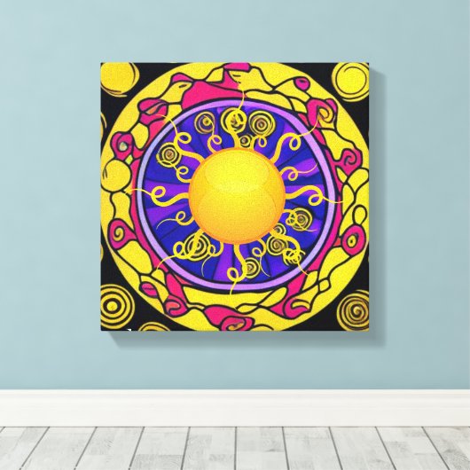 Sunny Daze Canvas Afdruk (Insitu (Houten vloer))