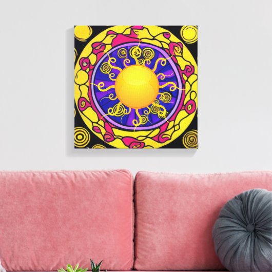 Sunny Daze Canvas Afdruk (Insitu (Woonkamer))