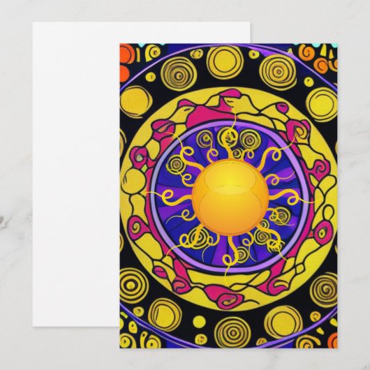 Sunny Daze Feestdagenkaart (Voorkant / Achterkant)