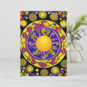 Sunny Daze Feestdagenkaart (Staand voorkant)