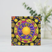 Sunny Daze Feestdagenkaart (Staand voorkant)